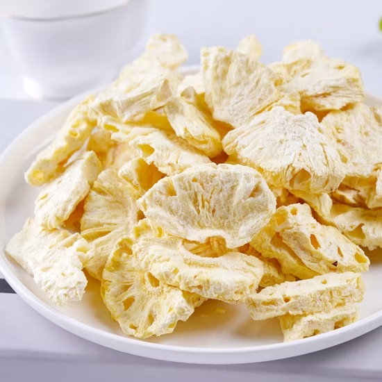 Frystorkad Ananas bitar – krispig frystorkad frukt utan tillsatser